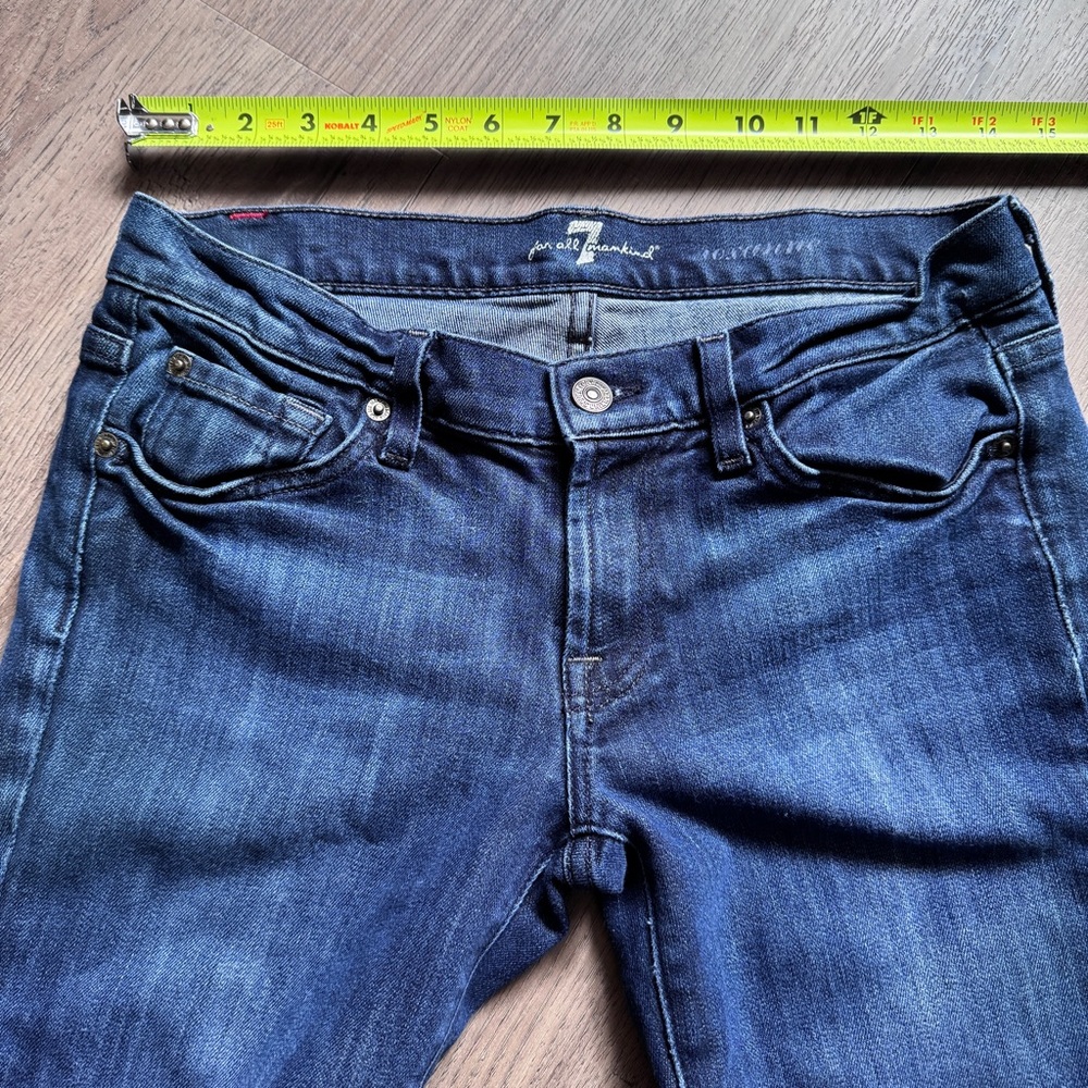 7 For All Mankind Roxanne Blue Jeans - Size 28 - Picture 9 of 16